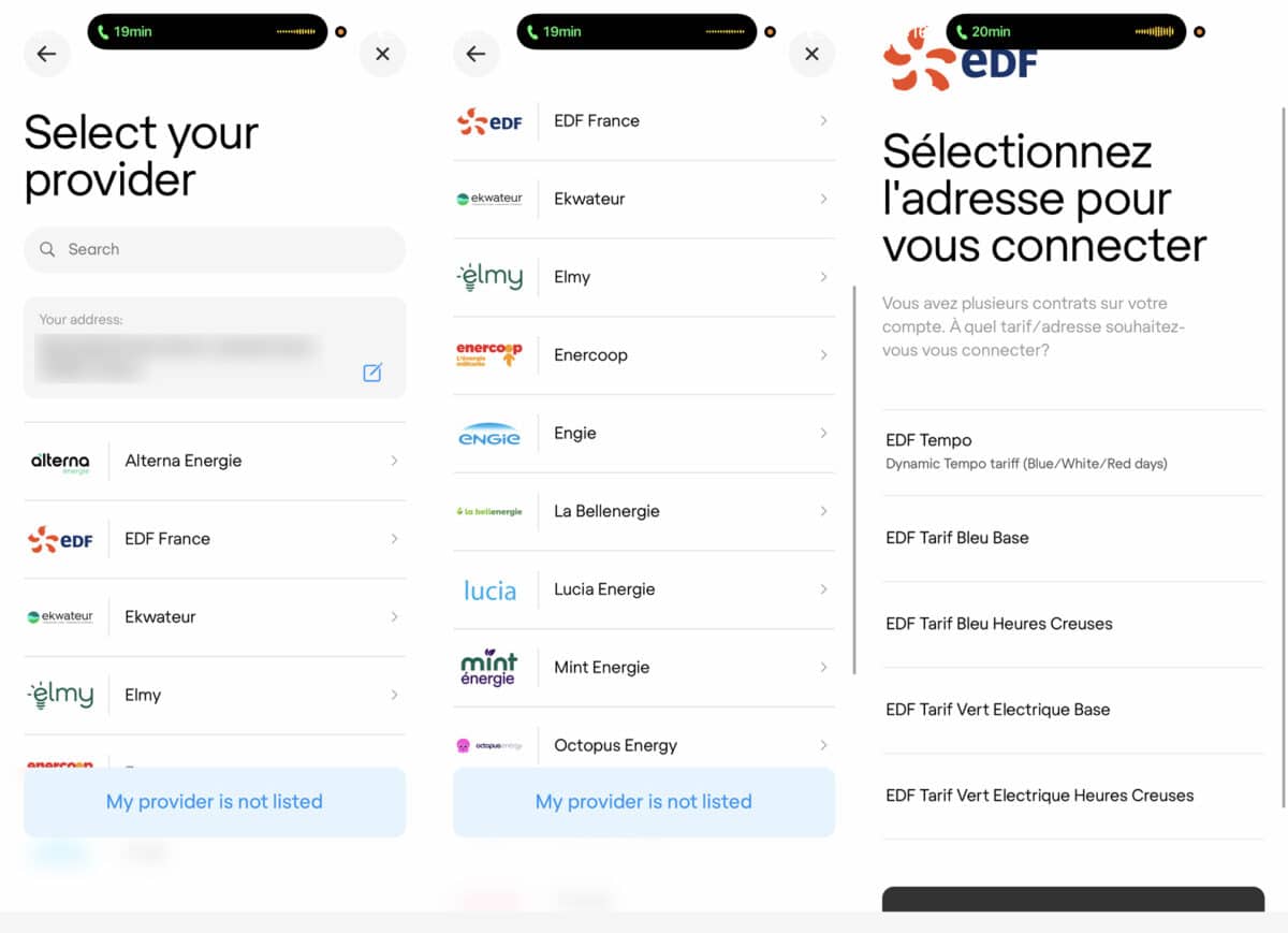 paramètres fournisseurs énergie zendure