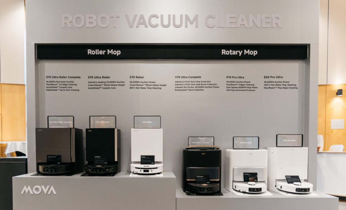 la gamme de robots aspirateurs Mova présenté en avril 2026