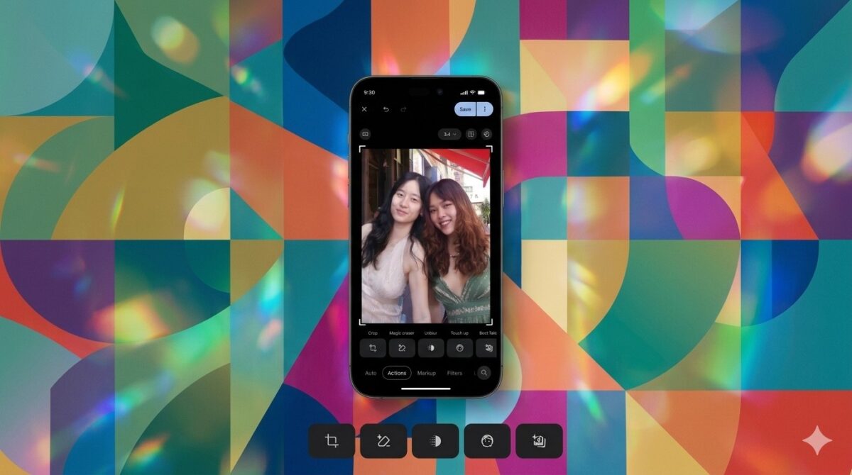 google photos outils retouche