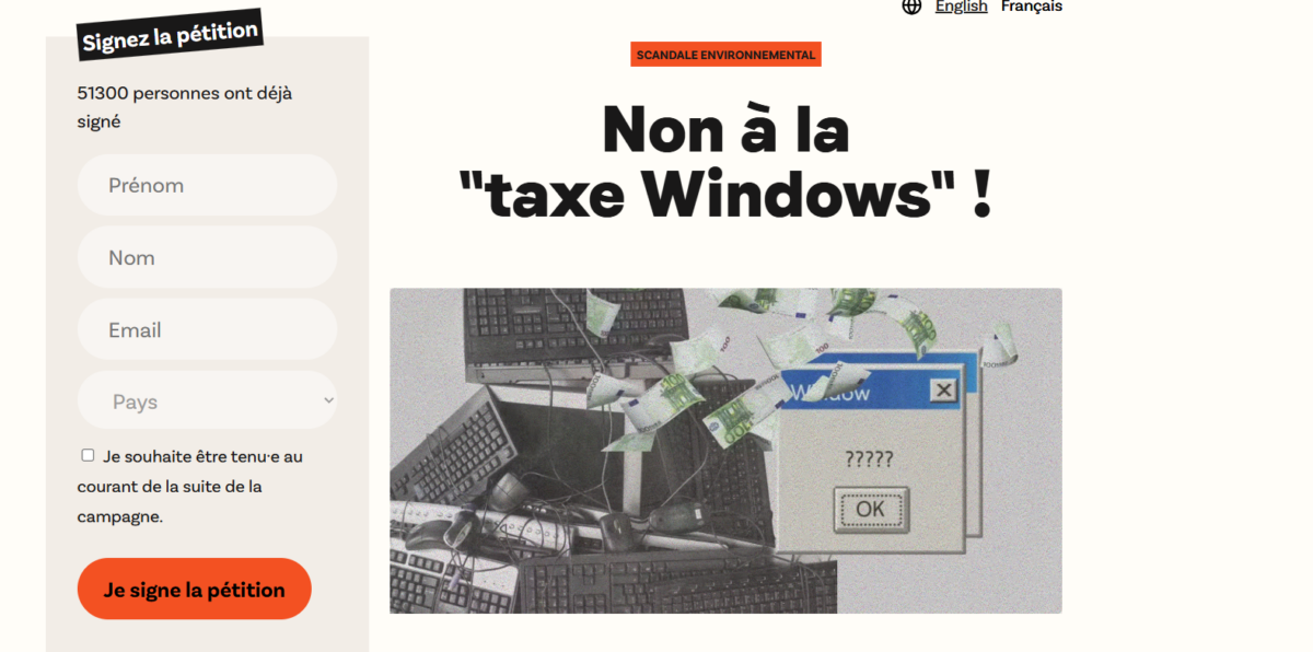 Image 1 : Fin de Windows 10 : une pétition réclame un sursis alors que l'échéance approche