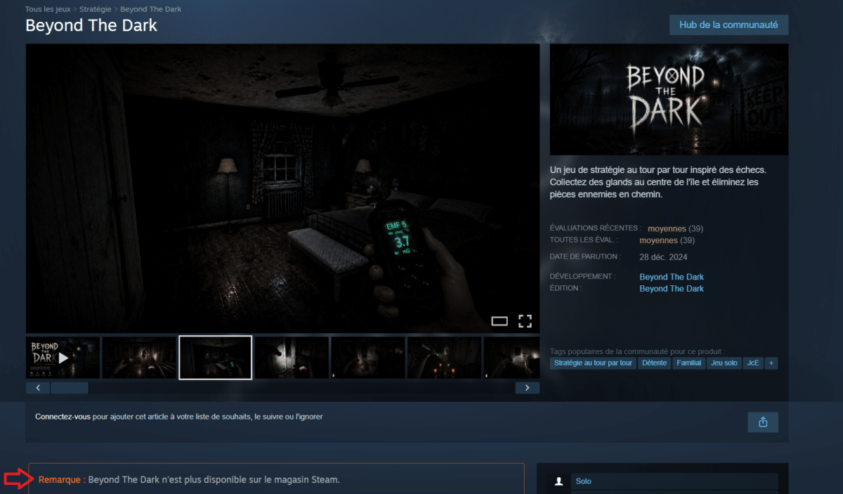 Image 1 : Alerte sur Steam : un jeu gratuit infecté par un dangereux malware