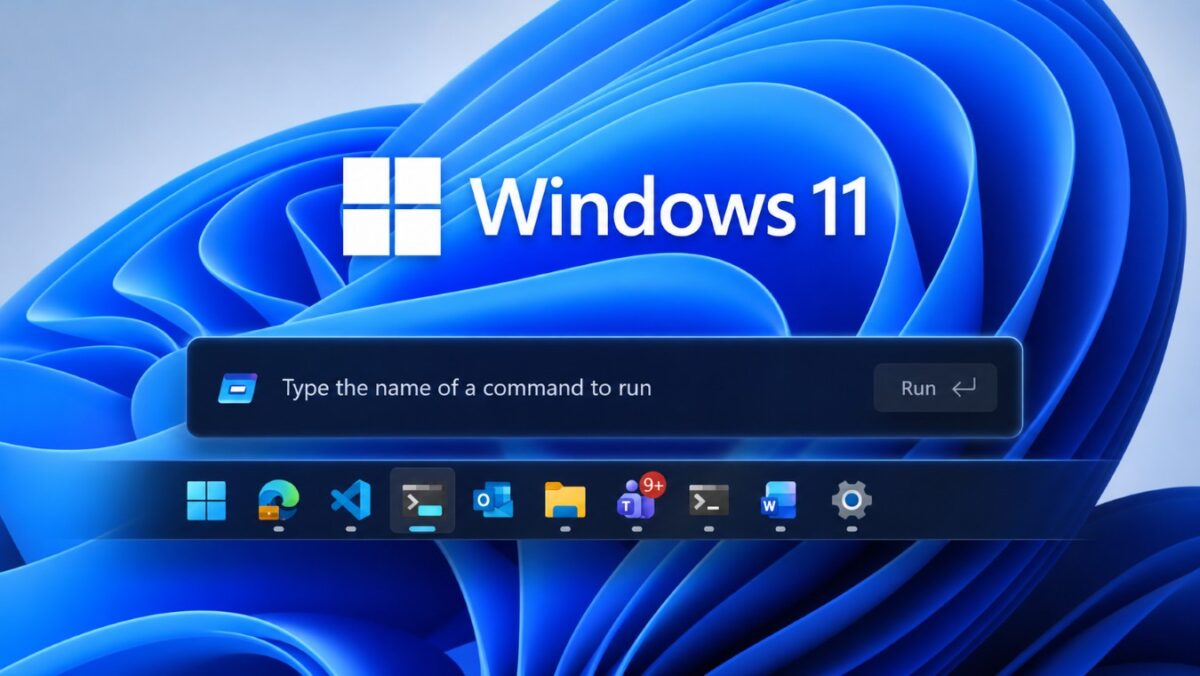 commande exécuter windows 11