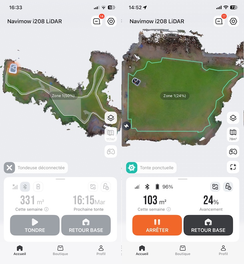 Image 3 : Test Segway Navimow i208 LiDAR : simple et efficace, ce robot tondeuse frôle le sans faute