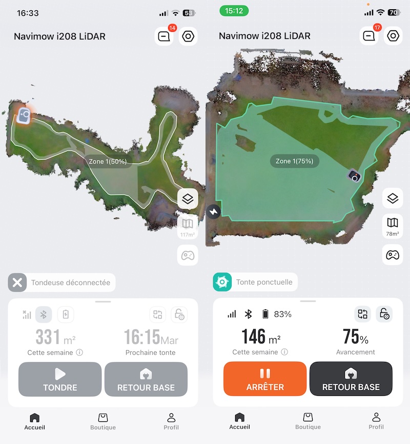 Image 5 : Test Segway Navimow i208 LiDAR : simple et efficace, ce robot tondeuse frôle le sans faute