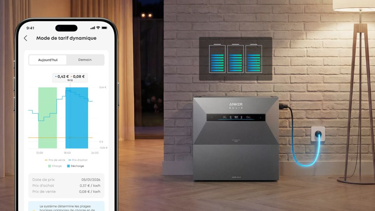 Image 2 : Bon plan énergie solaire : inscrivez-vous avant le 19 mai pour profiter de 700 € de remise sur la nouvelle Anker SOLIX Solarbank Max AC !
