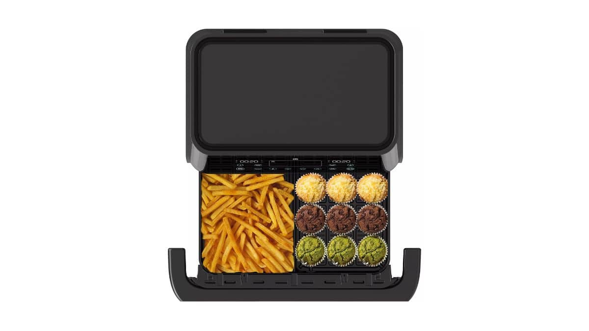 Image 2 : Bon plan friteuse : l'Essentielb EAF5 XXL 11 litres à 109,99 € chez Boulanger, idéale pour les soirées foot en terrasse