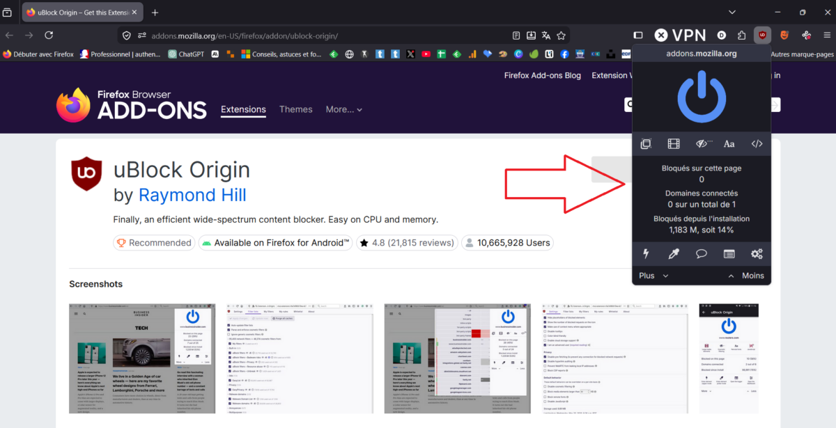 Image 1 : Fin d'uBlock Origin sur Chrome : voici la meilleure solution de repli