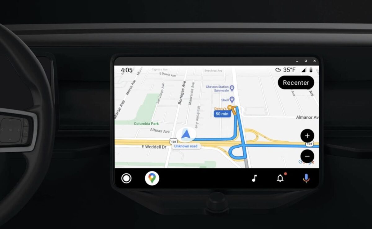 android auto google maps bug