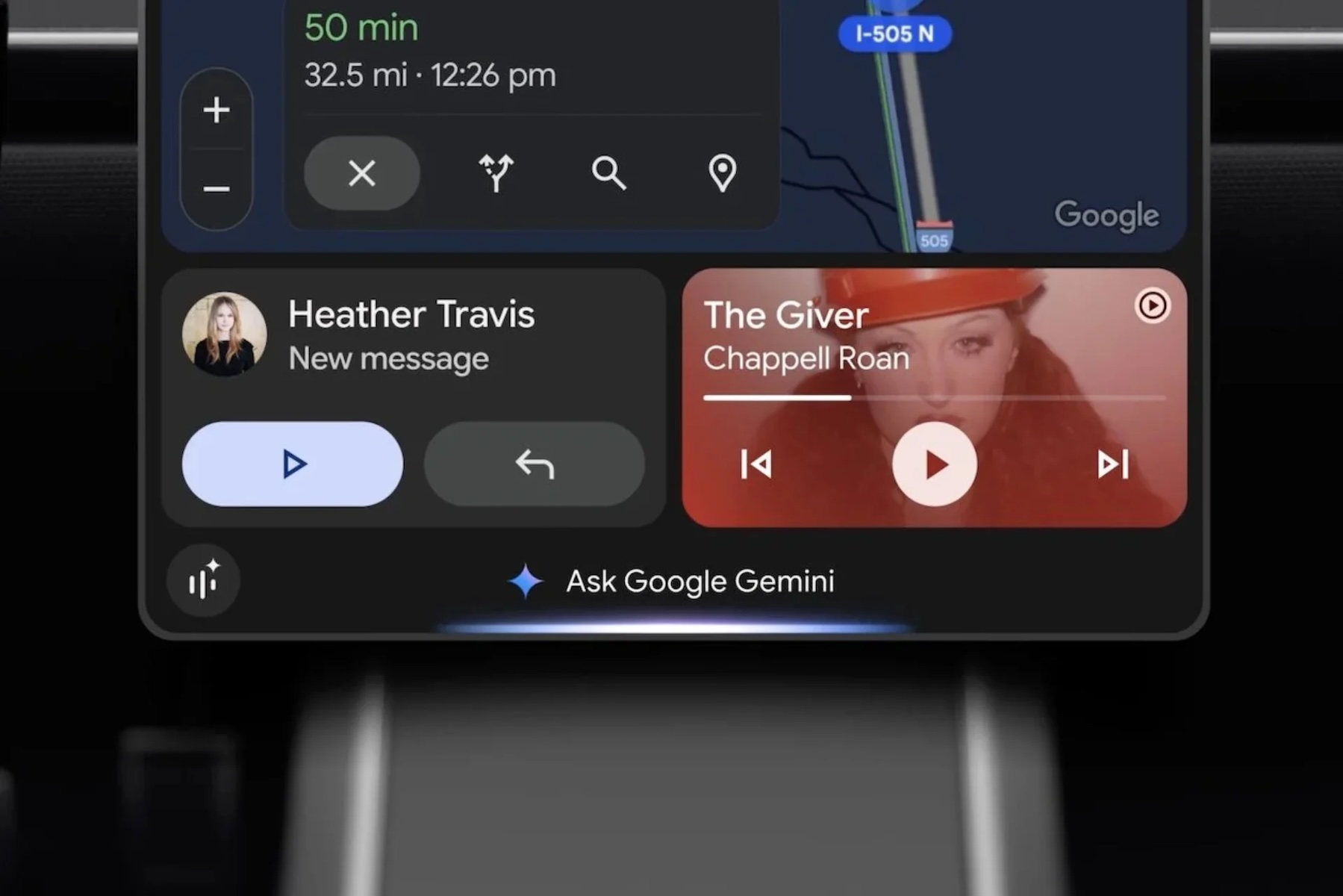 Gemini semble faire des siennes sur Android Auto pour certains. © Google