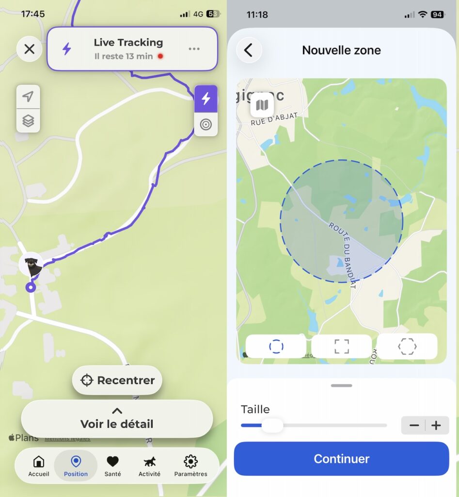 Image 3 : Test Biotracker Invoxia Edition 2026 : excellent pour retrouver son chien, moins pour suivre sa santé