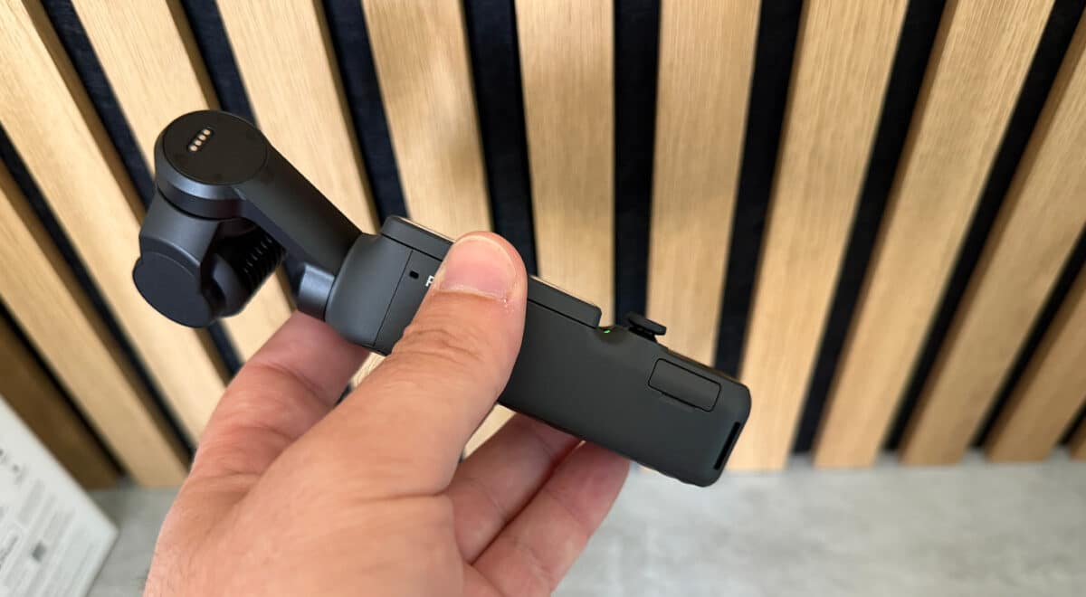lecteur sd de la osmo pocket 4