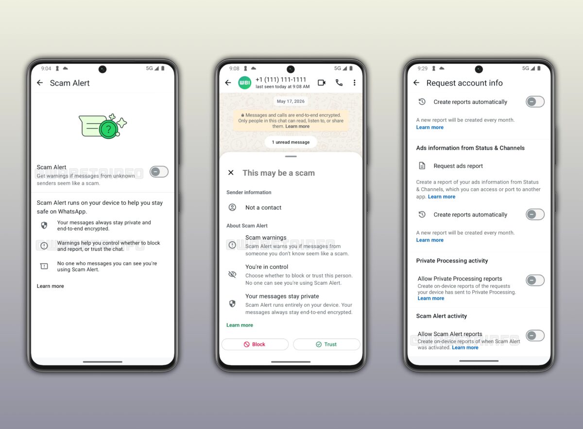 Image 1 : WhatsApp va compliquer la tâche des escrocs avec cette nouvelle fonction