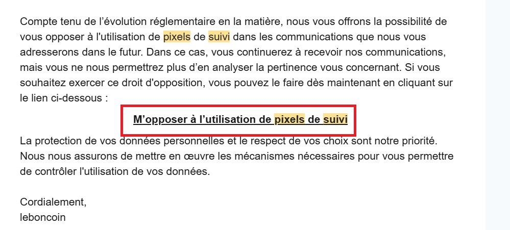 Image 2 : Pourquoi ces emails sur les pixels de suivi envahissent votre boîte de réception
