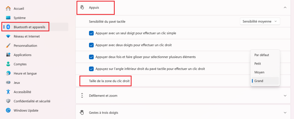 Image 1 : Windows 11 : cette nouvelle option va changer votre façon d'utiliser le pavé tactile