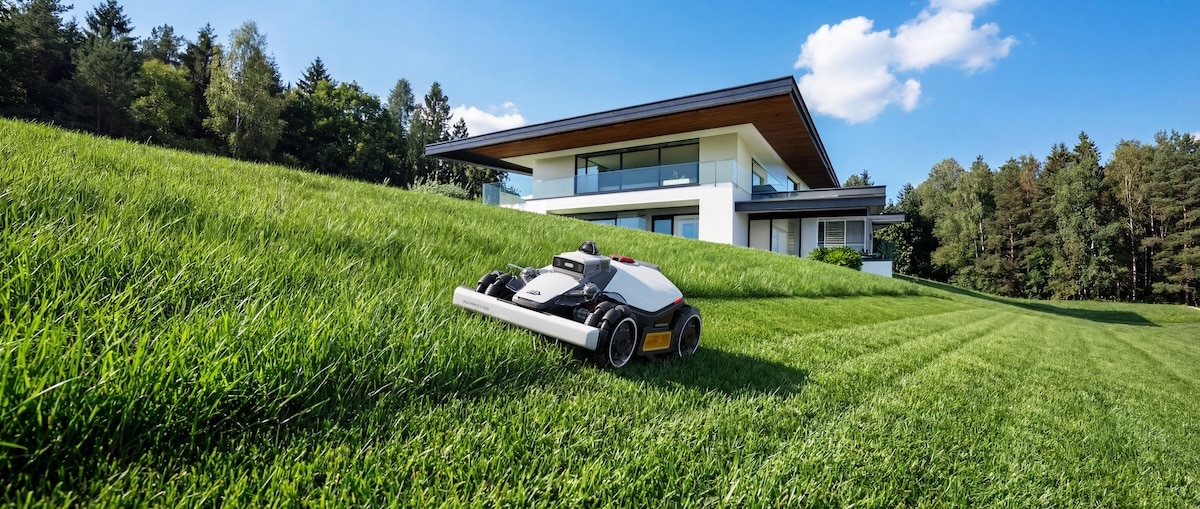 Image 1 : Jardinage climatique : comment les tondeuses robots MAMMOTION aident votre pelouse à survivre aux canicules
