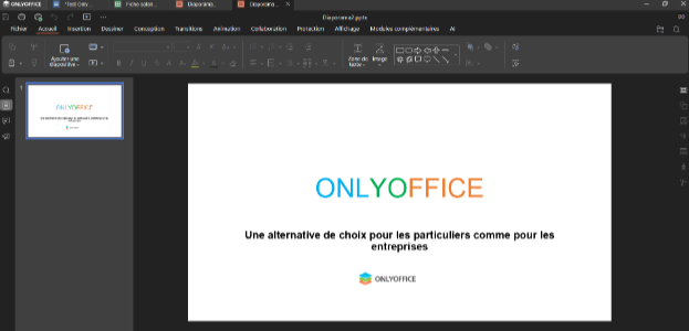 Image 3 : Test : ONLYOFFICE peut-il remplacer Microsoft 365 ?