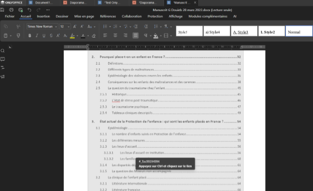 Image 8 : Test : ONLYOFFICE peut-il remplacer Microsoft 365 ?