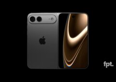 Le premier iPhone pliable d'Apple, ici sous la forme d'un render basé sur les fuites de la chaîne d'approvisionnement. © Front Page Tech / Jon Prosser