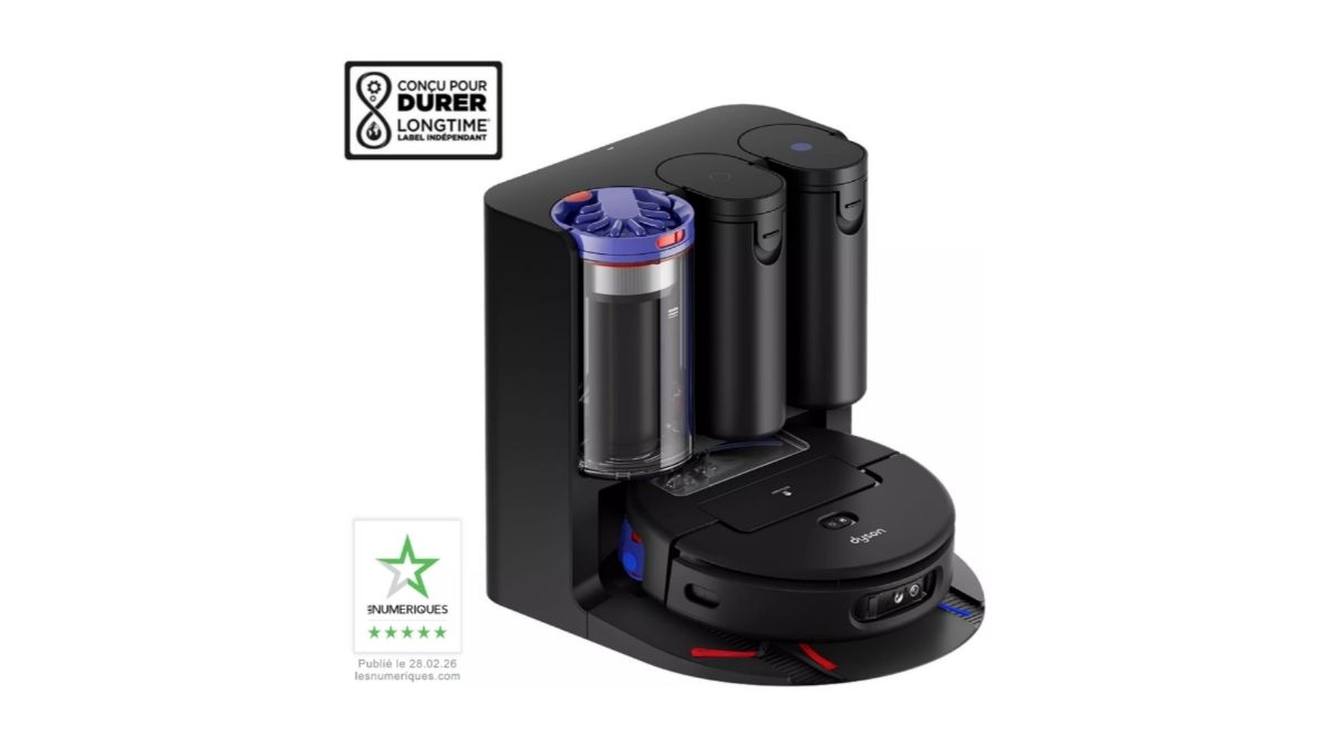 Image 2 : Cet aspirateur robot Dyson qui s’attaque aux taches tenaces profite d’une belle réduction chez Boulanger !