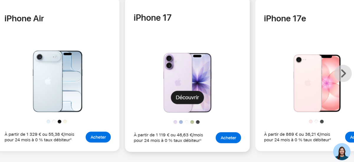 Image 1 : Coup dur : Apple augmente aussi les prix de ses anciens iPhone en France
