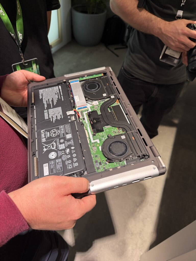 Image 1 : Acer dévoile le Vero 16, un PC écolo facile à démonter et à réparer