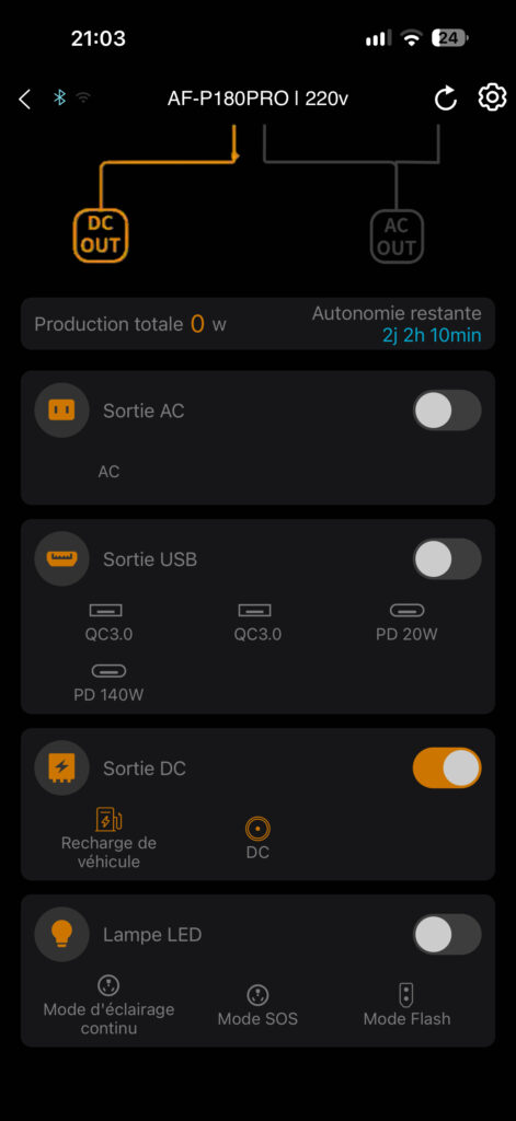 application aferiy p180 Pro
