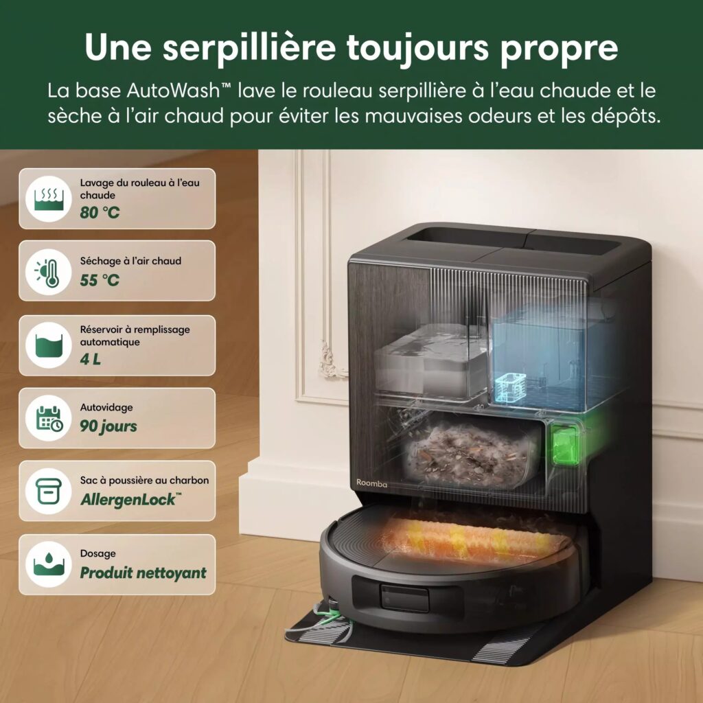 Image 2 : Avec le Roomba Max 875 Combo, iRobot inaugure une technologie prometteuse