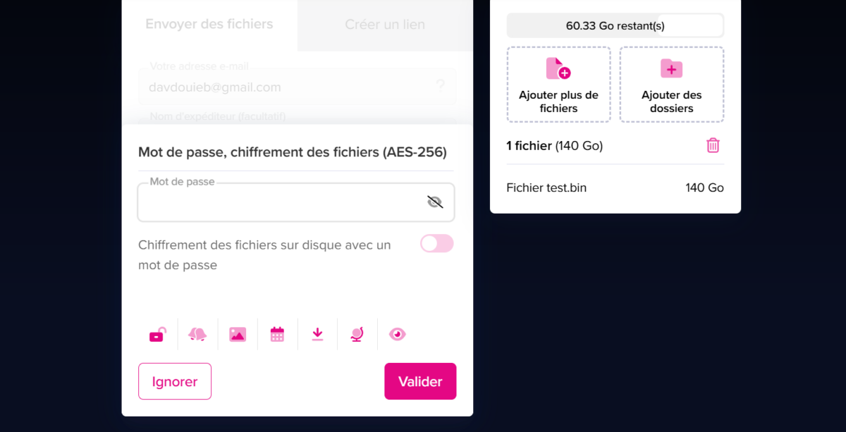 Image 5 : Test TransferNow : la solution française est-elle une bonne alternative à WeTransfer ?