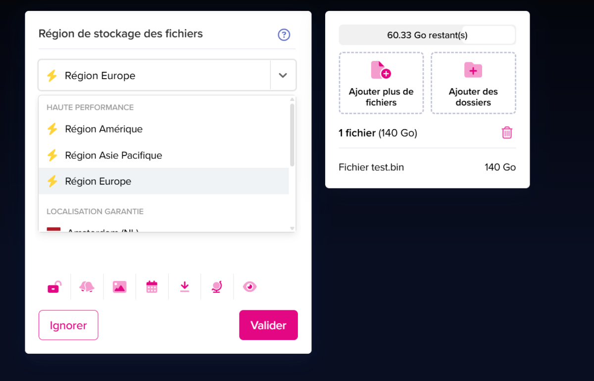 Image 8 : Test TransferNow : la solution française est-elle une bonne alternative à WeTransfer ?