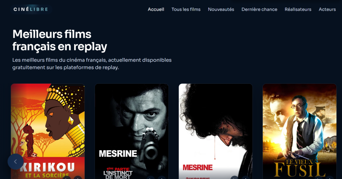 Image 2 : Oubliez Netflix : ce site vous donne accès à des centaines de films gratuits