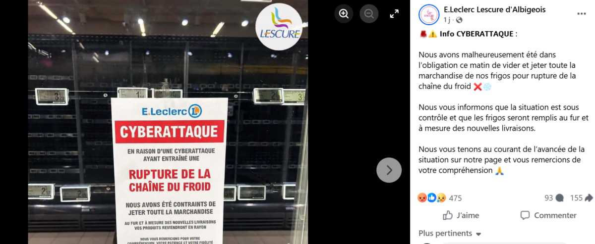 Image 1 : Cyberattaque des frigos de supermarchés : « Des appareils Danfoss exposés sont toujours en ligne »
