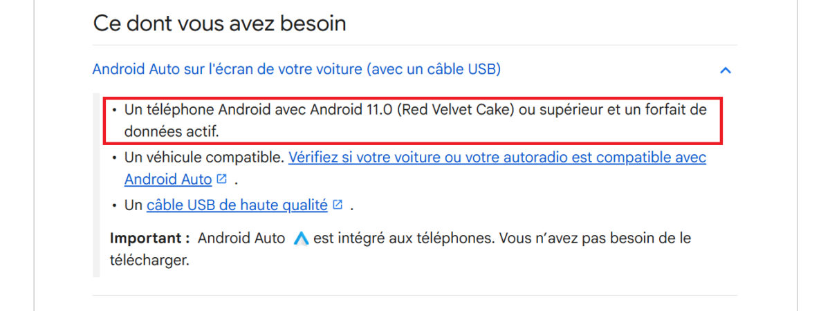 Image 1 : Android Auto relève ses exigences : votre smartphone est-il encore compatible ?
