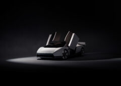 Le nouveau Tesla Roadster, présenté au Texas après neuf ans d’attente. © Tesla