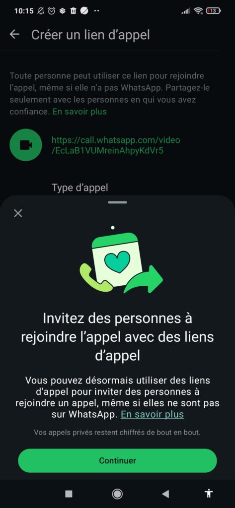 Image 2 : WhatsApp adopte une fonction clé de Zoom et Google Meet pour ses appels