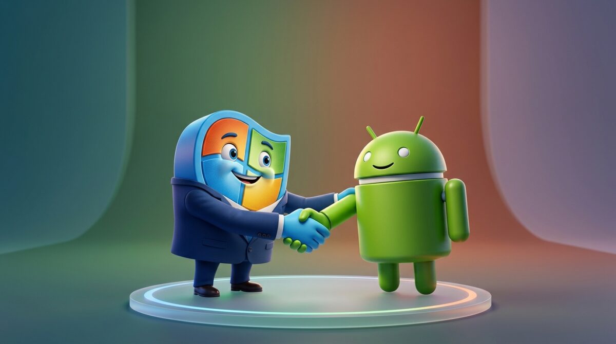 windows 11 android smartphones paramètres rapides