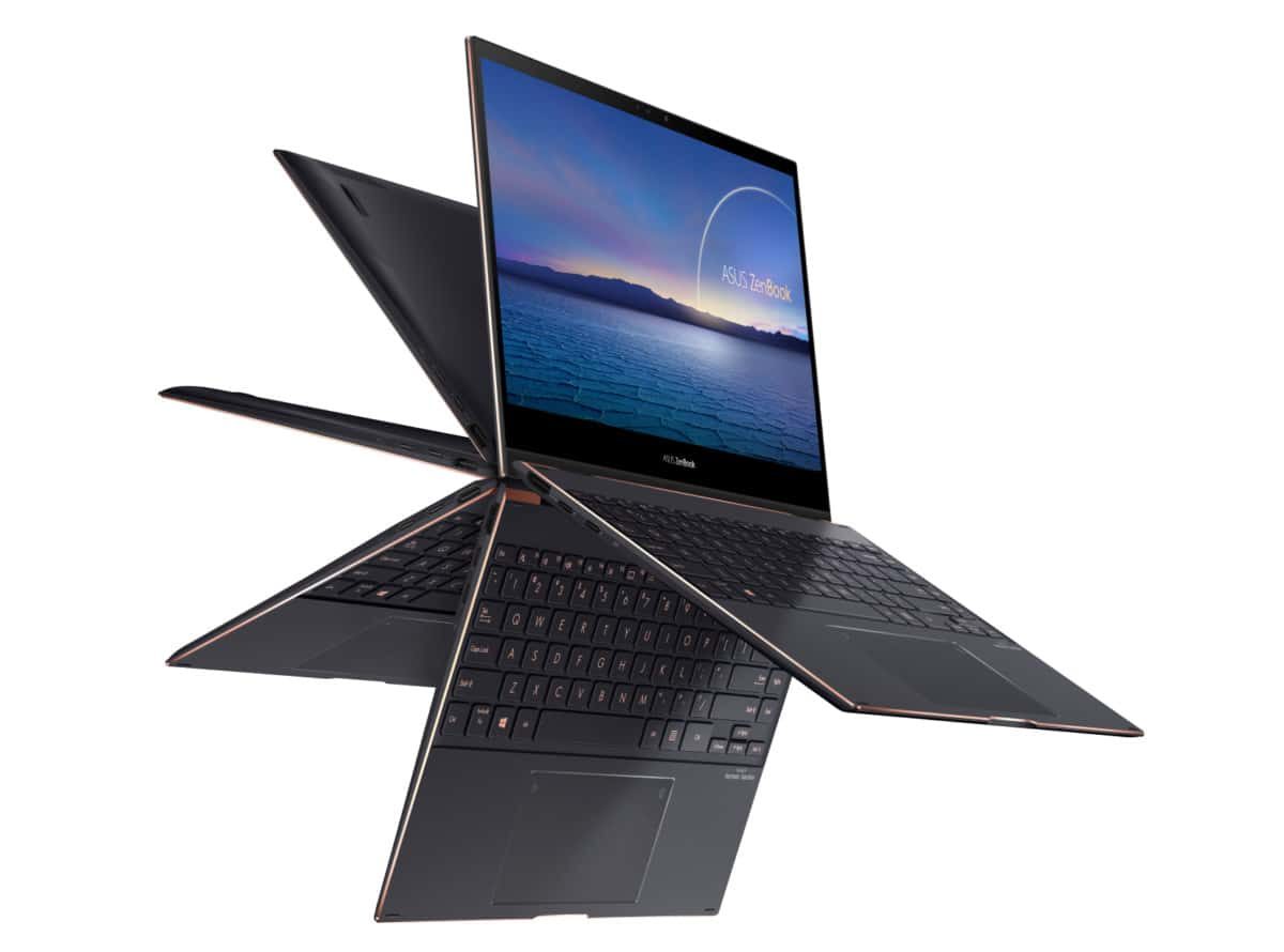 Image 1 : Test Asus Zenbook Flip S UX371 : l'ultrabook de luxe dopé à l'OLED et au Core i7 Tiger Lake