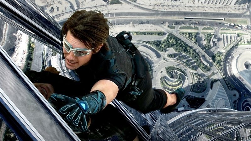 Tom Cruise réalise la plupart des ses cacades