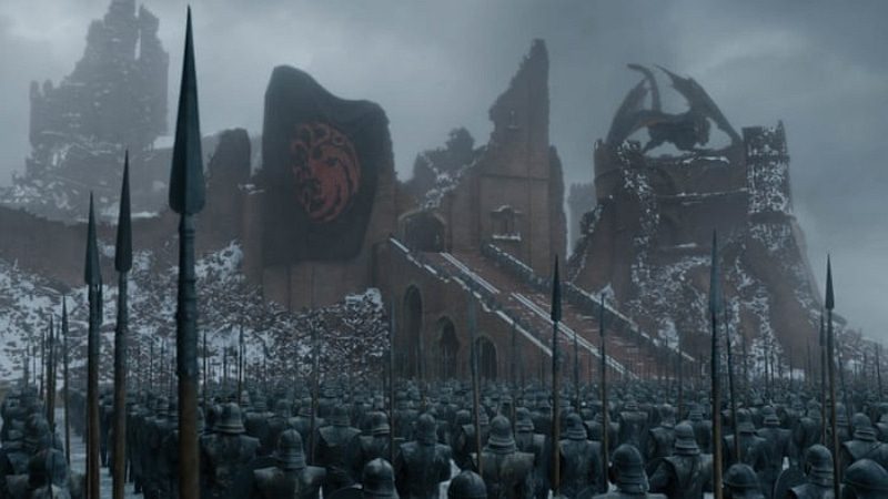 Image extraite du dernier épisode de la saison 8 de Game Of Thrones - Crédit : HBO
