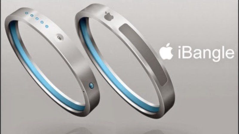 Le iBangle est un projet de bracelet iPod imaginé par un designer en 2015, qui donne une idée de ce que pourraient être les futurs bracelets connectés d'Apple (Crédits image : Gopinath Prasana)