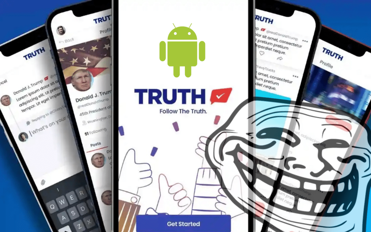 L'app Truth Social de Donald Trump doublée par un fake sur Android