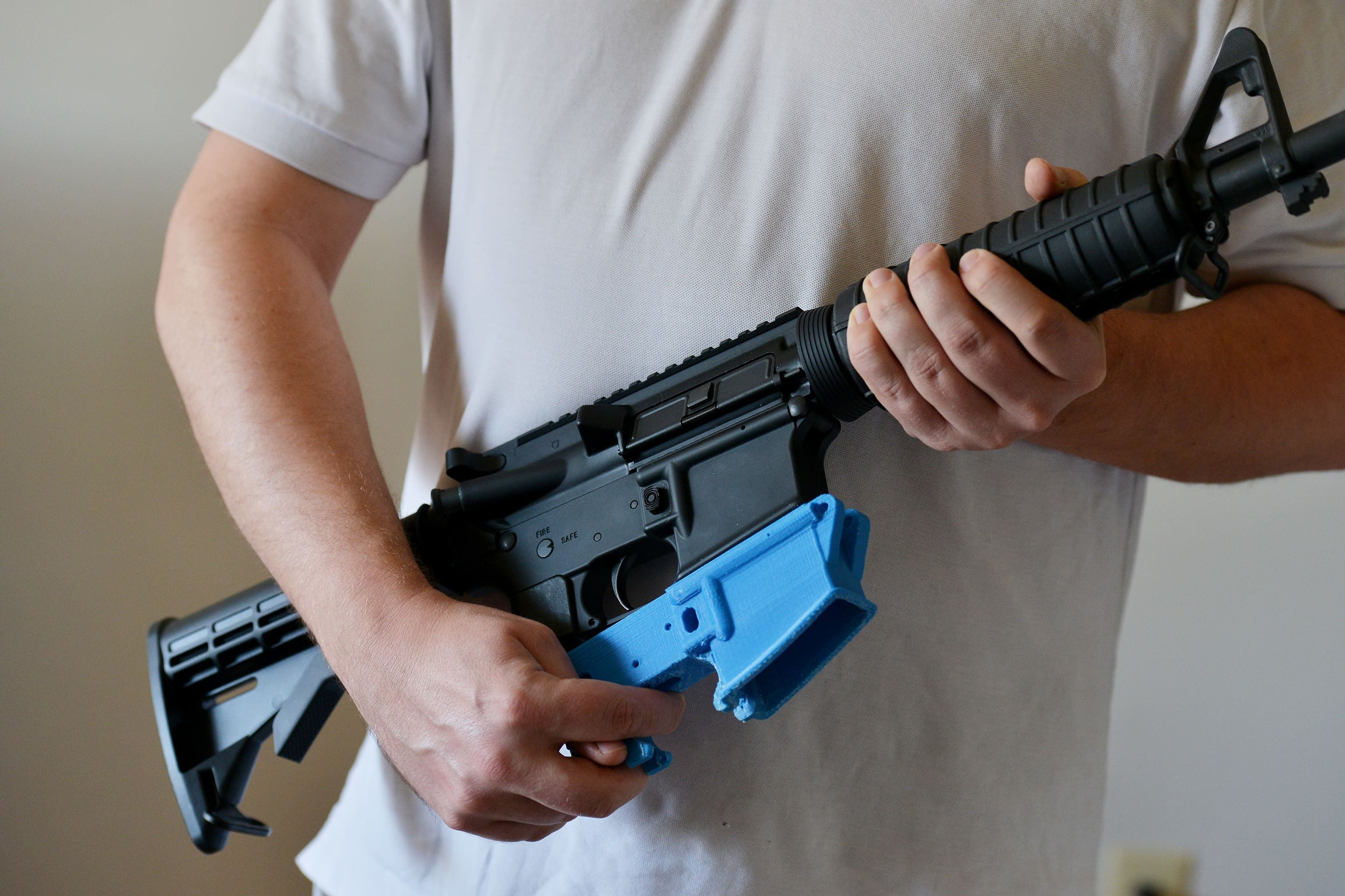 Un fusil d'assaut imprimé en 3D © CNBC