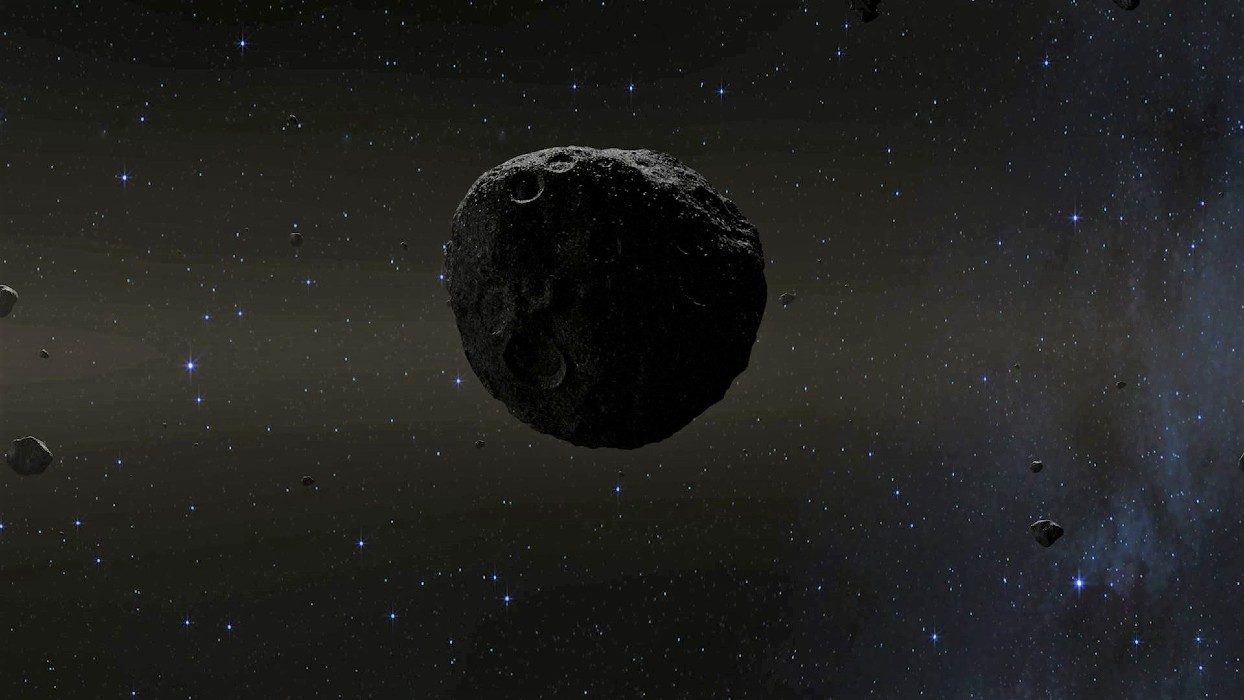Vue d'artiste d'un astéroïde © NASA
