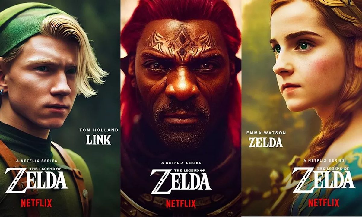 Les fausses affiches de la série Netflix sur Zelda
