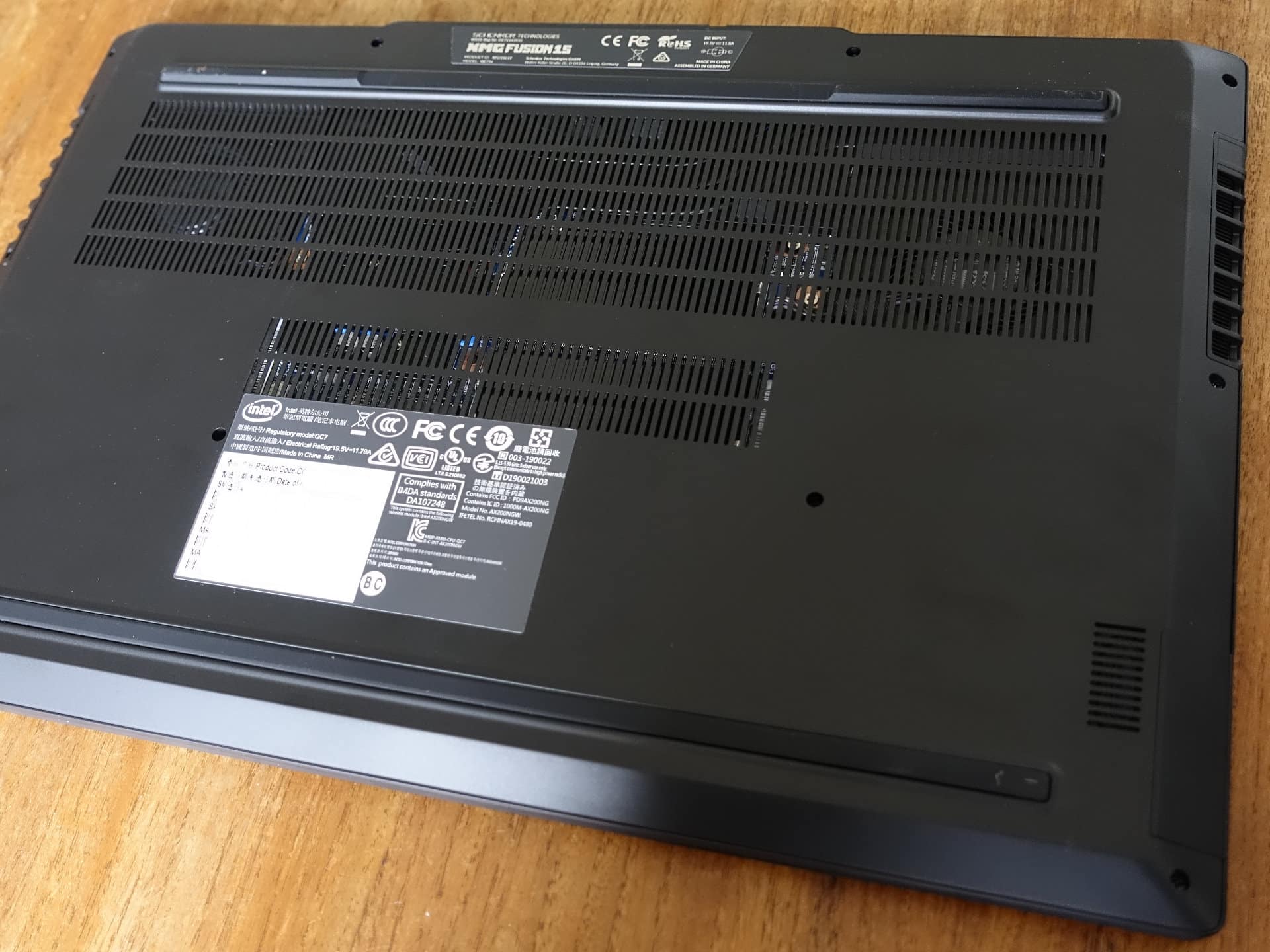 Image 8 : Test : XMG Fusion 15, un portable gaming avec clavier méca-optique